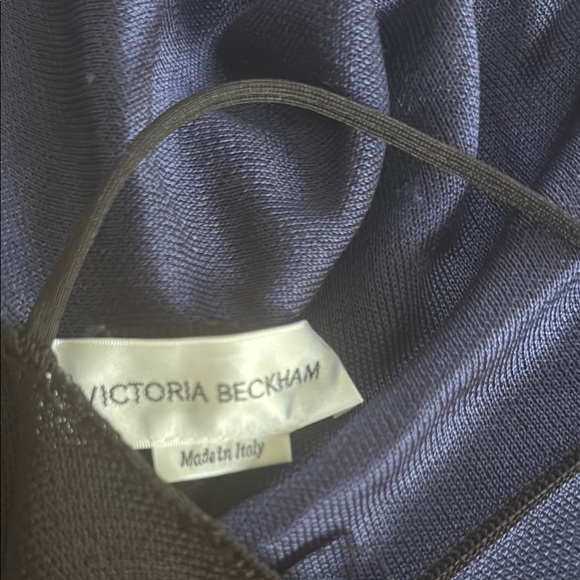 Victoria Beckham Elegant Black Backless Dress - Picture 5 of 8